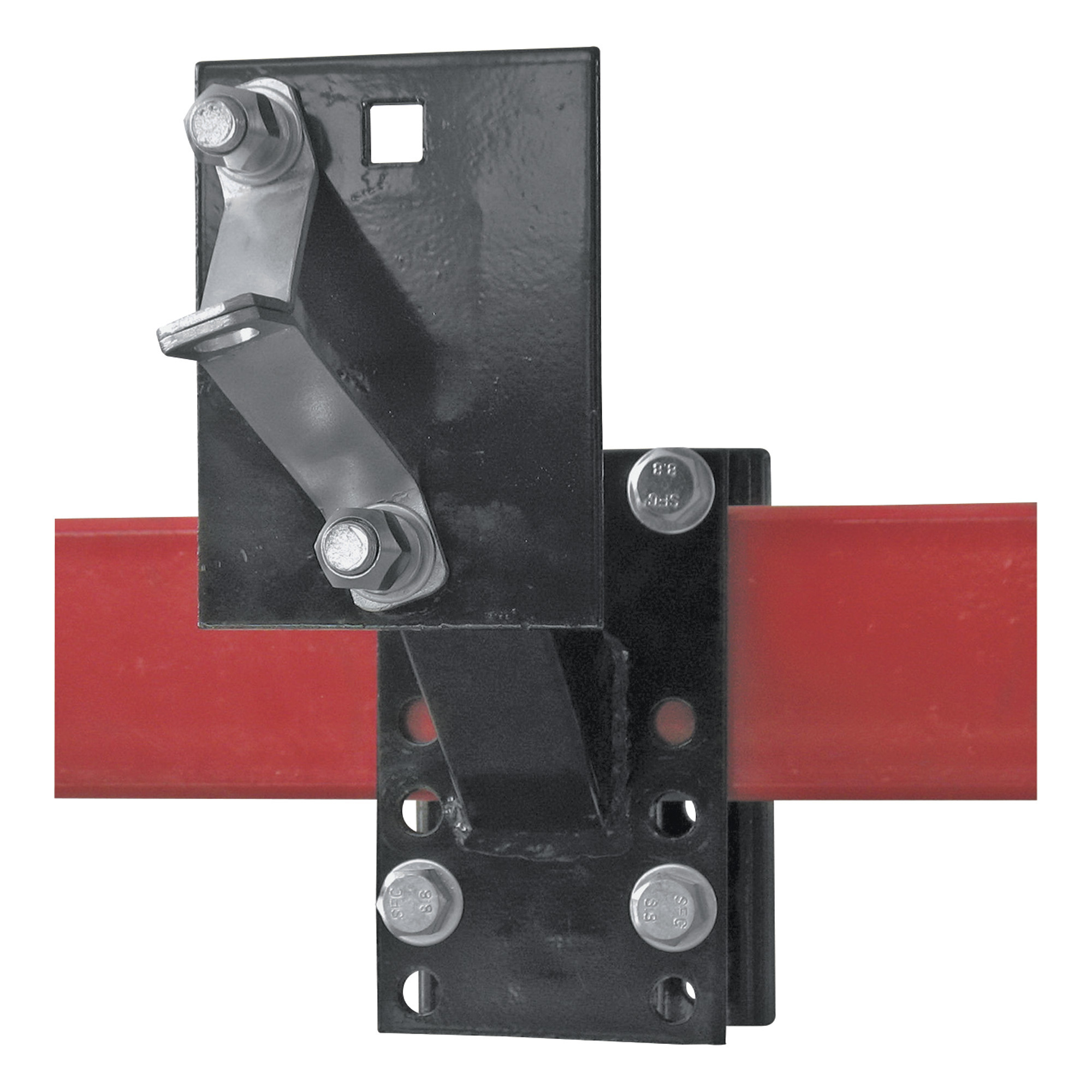 Ultra-Tow Spare Tire Carrier, 100-Lb. Capacity, Locking Bracket, Mounts to Trailer Tongue